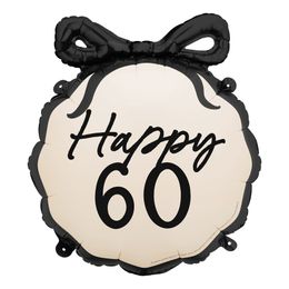 Folieballong Rosett Happy 60