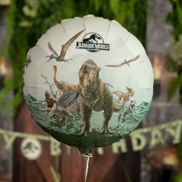 Bildspel - Folieballong Rund Jurassic World