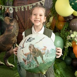 Bildspel - Folieballong Rund Jurassic World