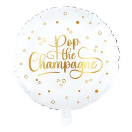 Folioilmapallo Pyöreä Pop the Champagne