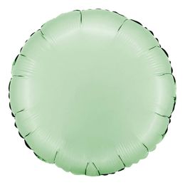 Folieballong Rund Satin Glazed Mint