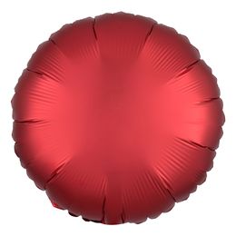 Folieballong Rund Silke Mörkröd