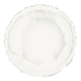 Folieballong Rund Vit