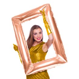 Folieballong Selfieram Roséguld