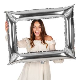 Folieballong Selfieram Silver