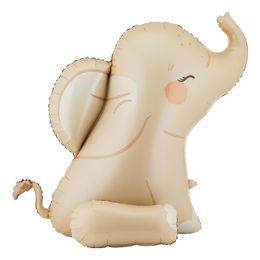 Folieballong Sittande Elefant