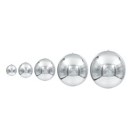 Lysbildefremvisning - Folieballong Medium Speilkule Sølv