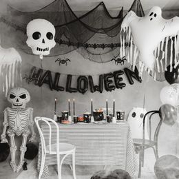 Lysbildefremvisning - Folieballong Spøkelse med Frynser