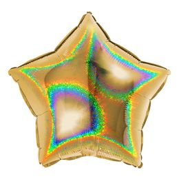 Folioilmapallo Tähti Kimalle Kulta