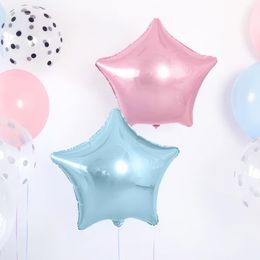 Bildspel - Folieballong Stjärna Ljusrosa