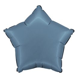 Folieballong Stjerne Satin Blue Jeans