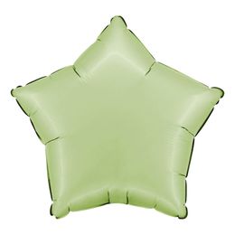 Folieballong Stjerne Satin Olive Green