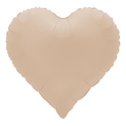 Folieballong Sweetie Heart Cappuccino