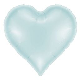 Folieballong Sweetie Heart Satin Pastellblå