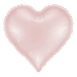 Folieballong Sweetie Heart Satin Pastellrosa