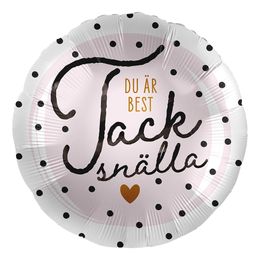 Folieballong Tack Snälla