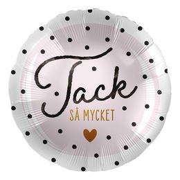 Folieballong Prickar Tack så Mycket