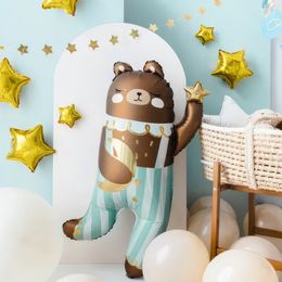 Diaesitys - Folioilmapallo Nalle Sininen