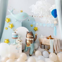 Diaesitys - Folioilmapallo Nalle Sininen