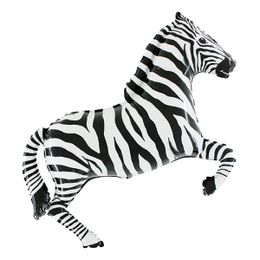 Folieballong Zebra