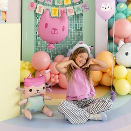 Bildspel - Folieballonger Gabbys Dockskåp Baby Box