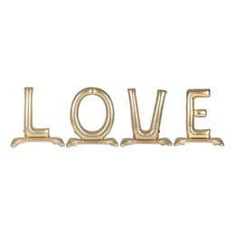 Folieballonger Love Stående Guld
