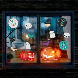 Lysbildefremvisning - Vindusdekorasjon Happy Halloween