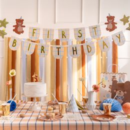 Bildspel - Första Födelsedagsbanderoll med Björnar