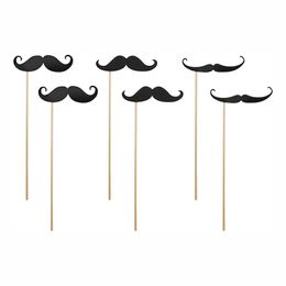 Fotoprops Mustascher Svarta