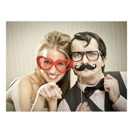 Bildspel - Fotoprops Mustascher Svarta