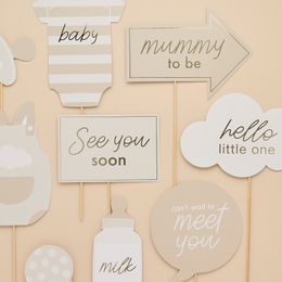 Bildspel - Fotoprops Baby Shower Hello Little One