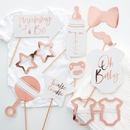 Diaesitys - Valokuvausrekvisiitta Babyshower Ruusukulta