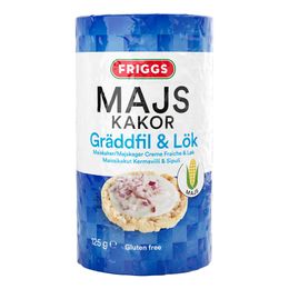 Bildspel - Friggs Majskakor Gräddfil & Lök Storpack