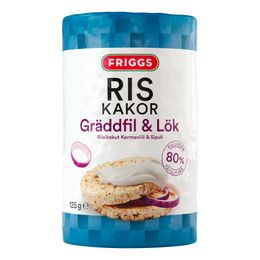 Bildspel - Friggs Riskakor Gräddfil & Lök Storpack