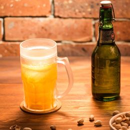 Bildspel - Frysbart Ölglas Guld