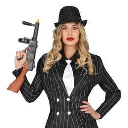 Lysbildefremvisning - Gangster Dame Karnevalskostyme