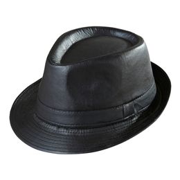 Gangsterhatt i Läderlook