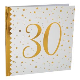 Gjestebok 30 Hvit/Gull