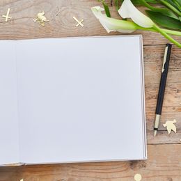 Bildspel - Gästbok Konfirmation Guld