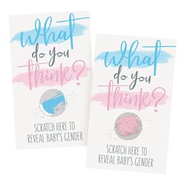 Gender Reveal Scratch-kort Boy/Girl