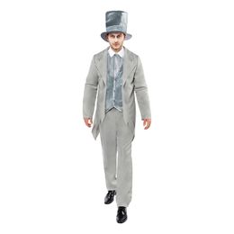 Zombie Spökbrudgum Maskeraddräkt