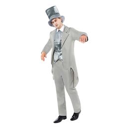 Bildspel - Zombie Spökbrudgum Maskeraddräkt