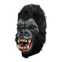 Ghoulish Lateksi Naamari Hullu Apina