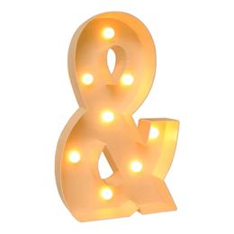 Lysbildefremvisning - Kæmpebogstaver med LED-Lys