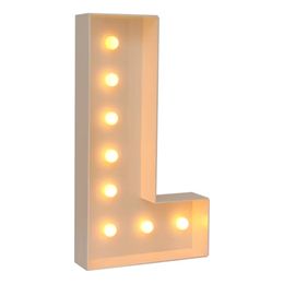 Lysbildefremvisning - Kæmpebogstaver med LED-Lys