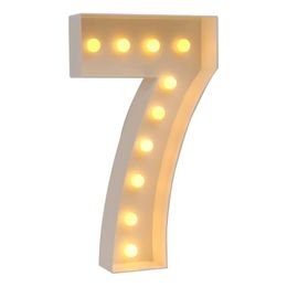 Lysbildefremvisning - Gigantiske Tal med LED-Lys