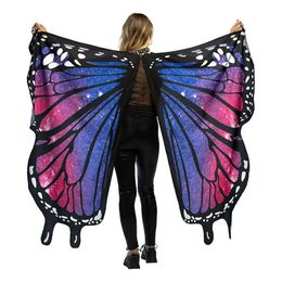 Gigantiska Fjärilsvingar Blå/Lila