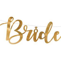 Bildspel - Girlang Bride to Be Guld