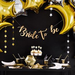 Bildspel - Girlang Bride to Be Guld