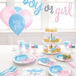 Bildspel - Girlang Gender Reveal Boy or Girl